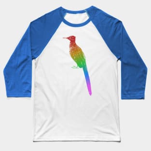 Rainbow Roadrunner Baseball T-Shirt